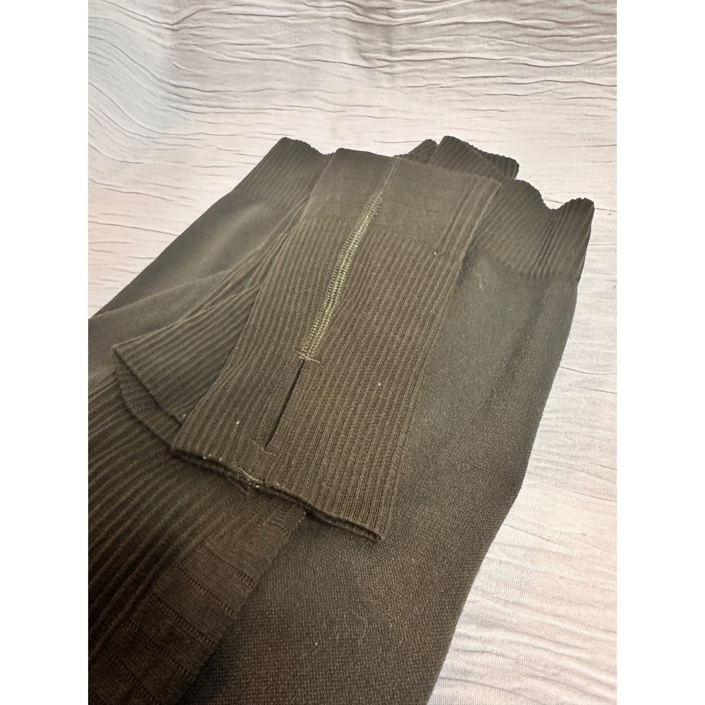 Lululemon Half Zip Pullover Wool Blend Forest Green Womens 4 - Picture 12 of 12